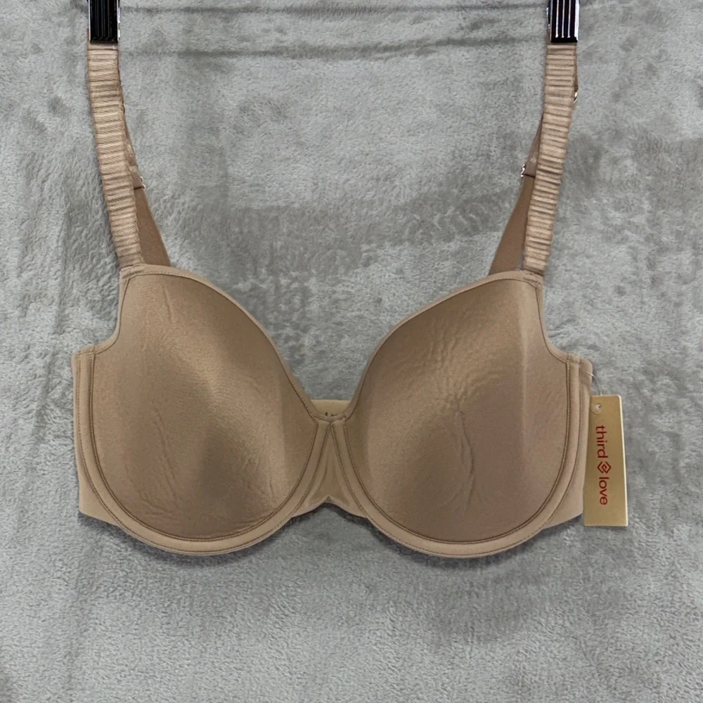 NWT--Third Love Underwire Neutral T-Shirt Bra Size 32F - Picture 3 of 9